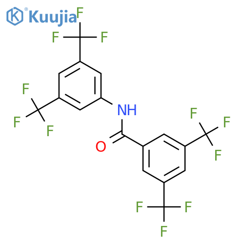 Benzamide, N-[3,5-bis(trifluoromethyl)phenyl]-3,5-bis(trifluoromethyl)- structure
