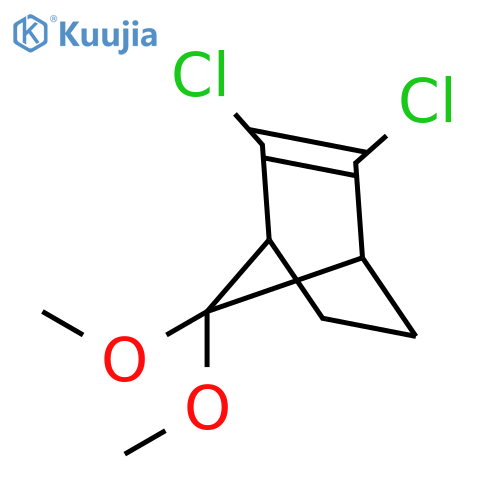 Bicyclo[2.2.1]hept-2-ene,2,3-dichloro-7,7-dimethoxy- structure
