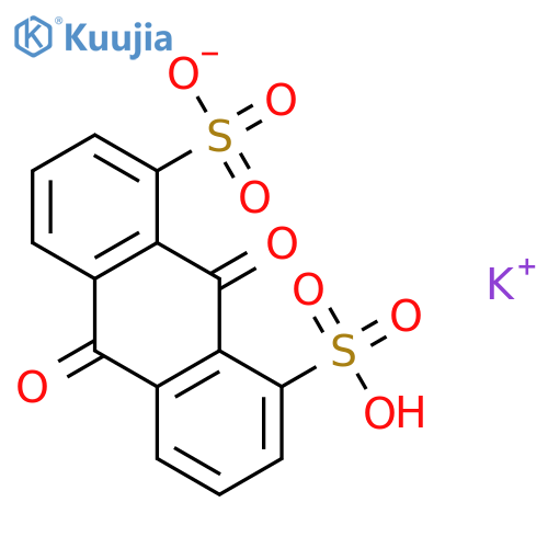 1,8-Anthracenedisulfonicacid, 9,10-dihydro-9,10-dioxo-, potassium salt (1:?) structure