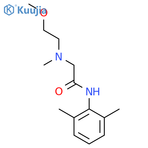 Acetamide,N-(2,6-dimethylphenyl)-2-[(2-methoxyethyl)methylamino]- structure