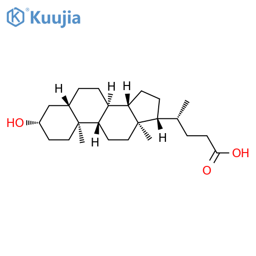 Isoallolithocholic acid structure