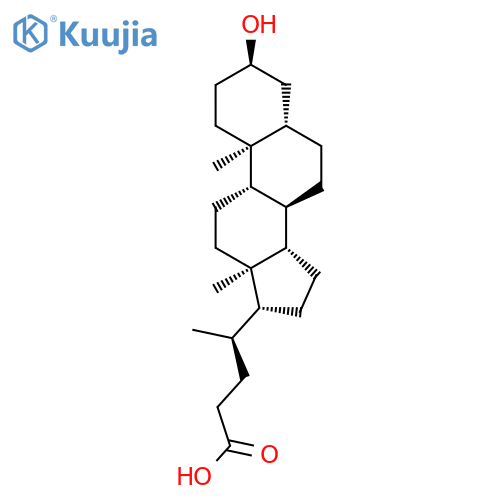 Allolithocholic acid structure