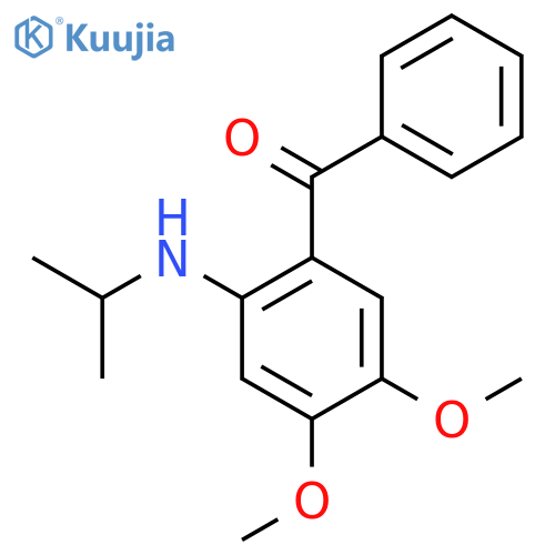 Methanone, [4,5-dimethoxy-2-[(1-methylethyl)amino]phenyl]phenyl- structure