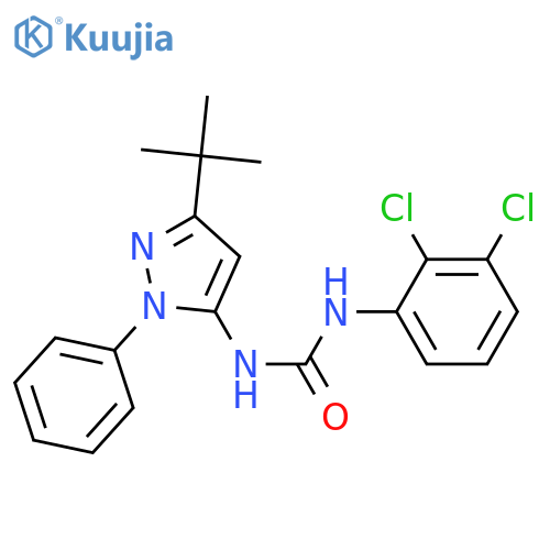 Urea, N-(2,3-dichlorophenyl)-N'-[3-(1,1-diMethylethyl)-1-phenyl-1H-pyrazol-5-yl]- structure