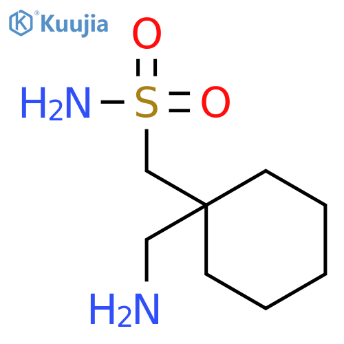Cyclohexanemethanesulfonamide, 1-(aminomethyl)- structure