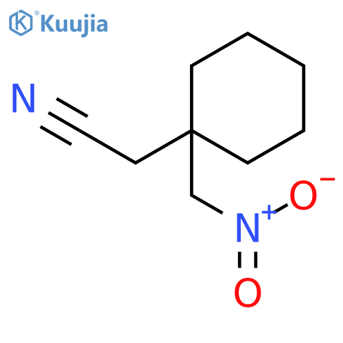 Cyclohexaneacetonitrile, 1-(nitromethyl)- structure