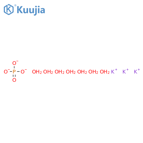 Potassium phosphate tribasic, heptahydrate structure