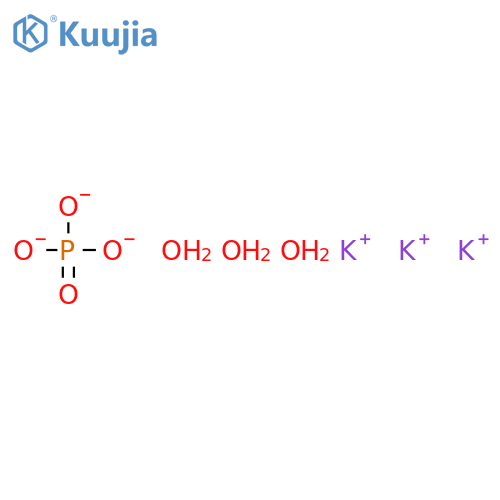 Potassium phosphate trihydrate structure