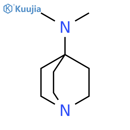 1-azabicyclo[2.2.2]octane,4-n,n-dimethylamino- structure