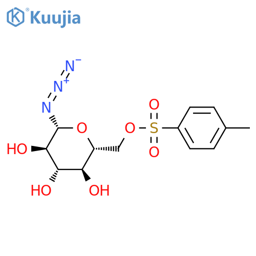 6-O-Tosyl-β-D-glucopyranosyl azide structure