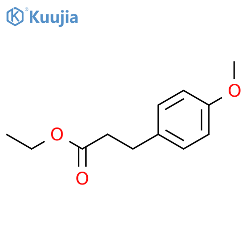 Ethyl 3-(4-methoxyphenyl)propanoate structure