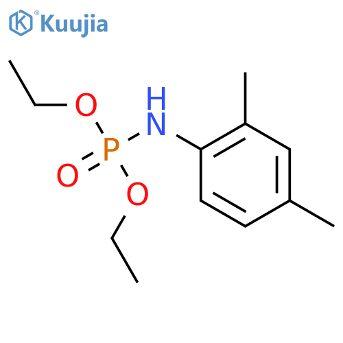 Phosphoramidic acid,N-(2,4-dimethylphenyl)-, diethyl ester structure