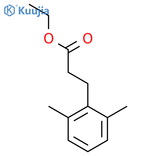 methyl 3-(2',6'-dimethylphenyl)propionate structure