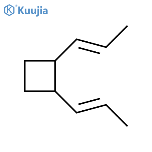 Cyclobutane,1,2-di-1-propen-1-yl- structure