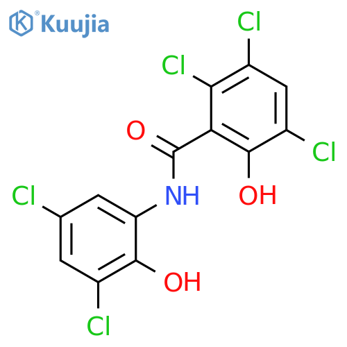 Oxyclozanide structure