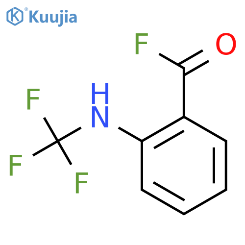 Benzoyl fluoride, 2-[(trifluoromethyl)amino]- (9CI) structure