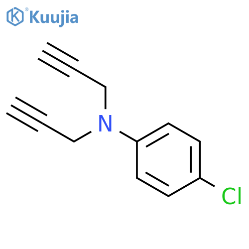 BENZENAMINE, 4-CHLORO-N,N-DI-2-PROPYNYL- structure