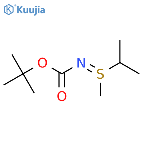 Sulfilimine,N-[(1,1-dimethylethoxy)carbonyl]-S-methyl-S-(1-methylethyl)- (9CI) structure