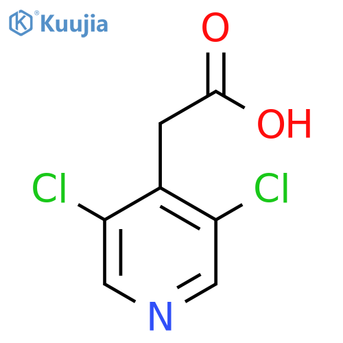 2-(3,5-dichloropyridin-4-yl)acetic acid structure