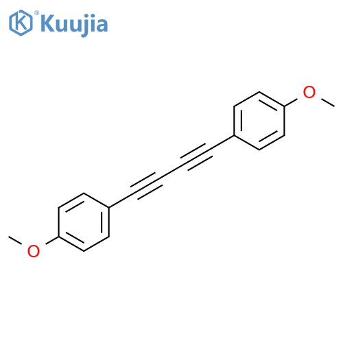 Benzene, 1,1'-(1,3-butadiyne-1,4-diyl)bis[4-methoxy- structure