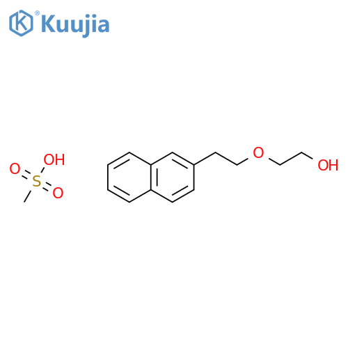 Ethanol, 2-[2-(2-naphthalenyl)ethoxy]-, methanesulfonate structure