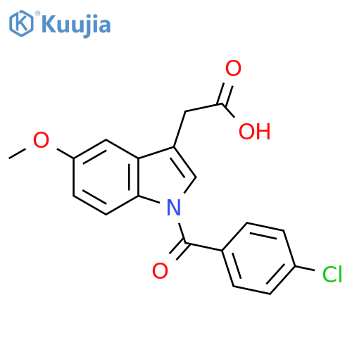 1H-Indole-3-acetic acid, 1-(4-chlorobenzoyl)-5-methoxy- structure