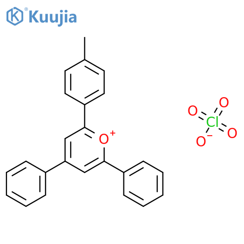 Pyrylium, 2-(4-methylphenyl)-4,6-diphenyl-, perchlorate structure