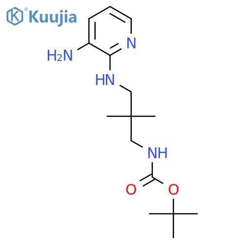 Tert-Butyl {3-[(3-aminopyridin-2-yl)amino]-2,2-dimethylpropyl}carbamate structure