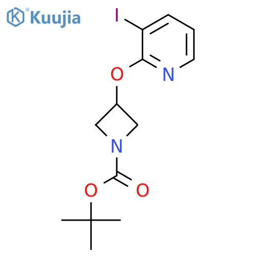 3-(3-Iodopyridin-2-yloxy)-azetidine-1-carboxylic acid tert-butyl ester structure