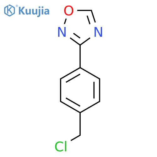 3-[4-(Chloromethyl)phenyl]-1,2,4-oxadiazole structure