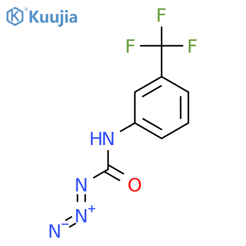 Carbaniloyl azide,m-(trifluoromethyl)- (8CI) structure