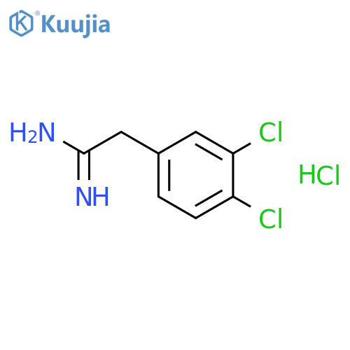 2-(3,4-Dichlorophenyl)ethanimidamide Hydrochloride structure
