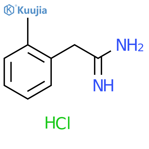 2-(o-tolyl)acetamidine;hydrochloride structure