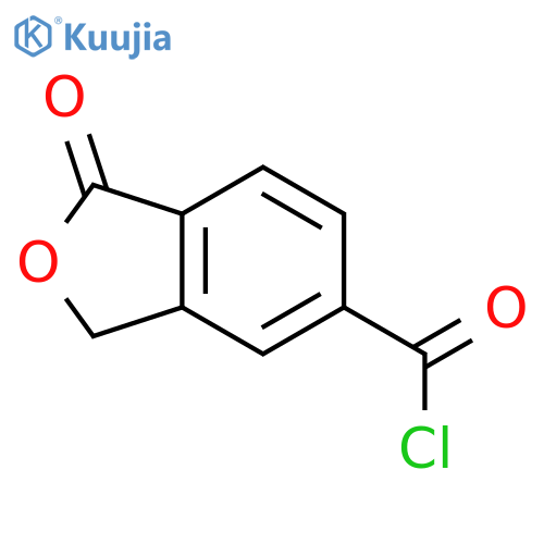 5-Isobenzofurancarbonylchloride, 1,3-dihydro-1-oxo- structure