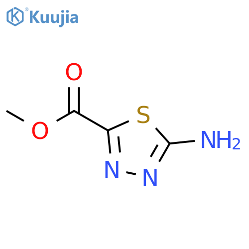 Methyl 5-amino-1,3,4-thiadiazole-2-carboxylate structure