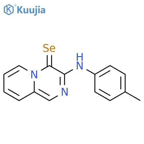 4H-Pyrido[1,2-a]pyrazine-4-selone, 3-[(4-methylphenyl)amino]- structure