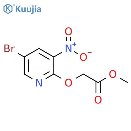 METHYL 2-((5-BROMO-3-NITROPYRIDIN-2-YL)OXY)ACETATE structure