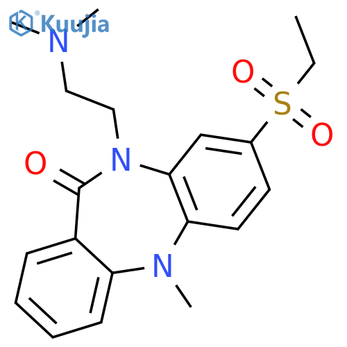 11H-Dibenzo[b,e][1,4]diazepin-11-one,10-[2-(dimethylamino)ethyl]-8-(ethylsulfonyl)-5,10-dihydro-5-methyl- structure