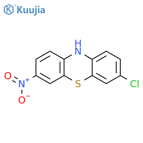 10H-Phenothiazine, 3-chloro-7-nitro- structure