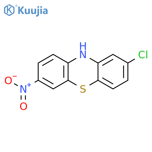 10H-Phenothiazine, 2-chloro-7-nitro- structure