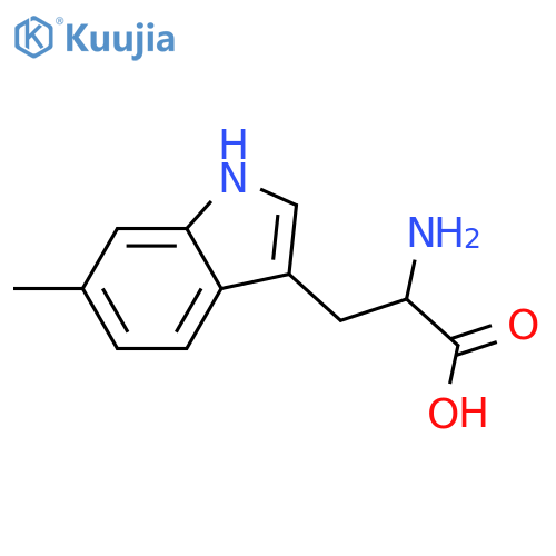 6-Methyl-DL-tryptophan structure