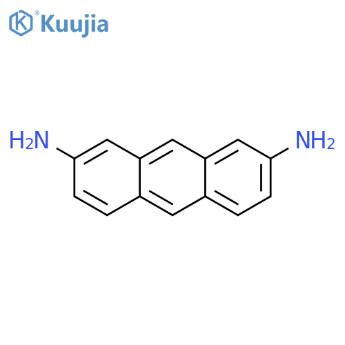2,7-Anthracenediamine structure