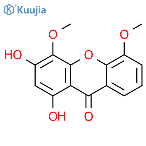 1,3-Dihydroxy-4,5-dimethoxyxanthone structure