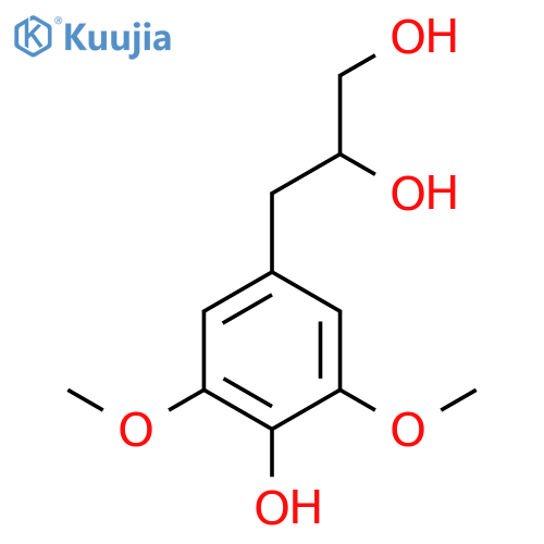 3-(4-Hydroxy-3,5-dimethoxyphenyl)propane-1,2-diol structure