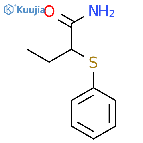 Butanamide, 2-(phenylthio)- structure