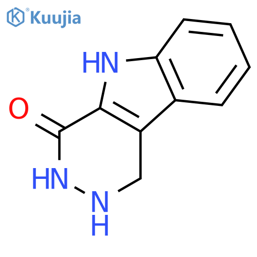 1,2,3,5-tetrahydro-4H-Pyridazino[4,5-b]indol-4-one structure