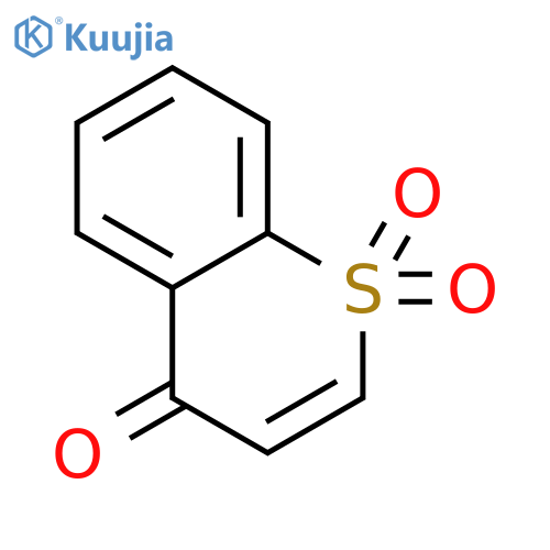 4H-1-Benzothiopyran-4-one,1,1-dioxide structure