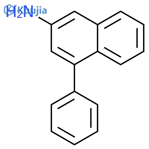 2-Amino-4-phenylnaphthalene structure