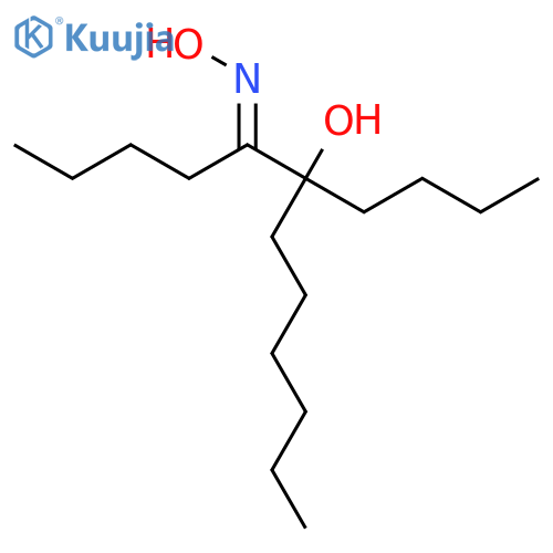 5-Dodecanone,6-butyl-6-hydroxy-, oxime structure