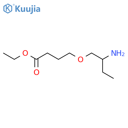 Ethyl 4-(2-aminobutoxy)butanoate structure